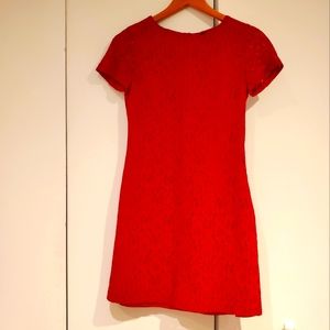 Red lace Jacob XS shift dress